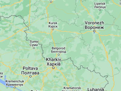 Map showing location of Prokhorovka (51.03741, 36.73252)
