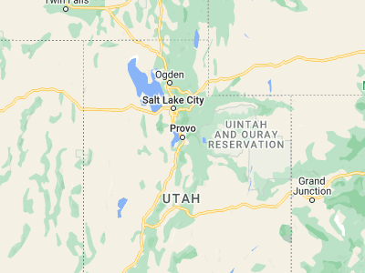 Map showing location of Provo (40.23384, -111.65853)
