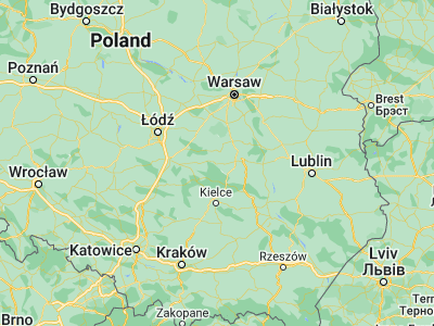 Map showing location of Przysucha (51.35858, 20.62889)
