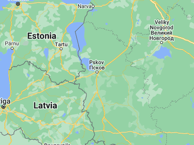 Map showing location of Pskov (57.8136, 28.3496)