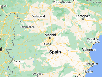 Map showing location of Puente de Vallecas (40.39235, -3.6597)