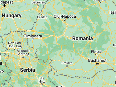 Map showing location of Pui (45.51667, 23.1)