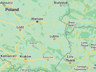 Map showing location of Puławy (51.41655, 21.96939)