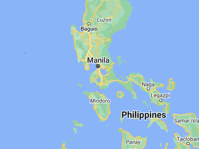 Map showing location of Pulong Santa Cruz (14.27324, 121.07643)