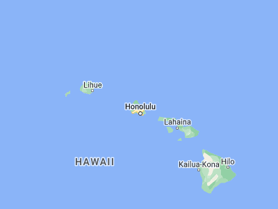 Map showing location of Punalu‘u (21.57389, -157.87861)