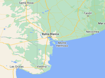 Map showing location of Punta Alta (-38.87588, -62.07359)