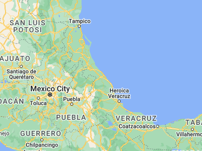 Map showing location of Puntilla Aldama (20.18915, -96.90693)