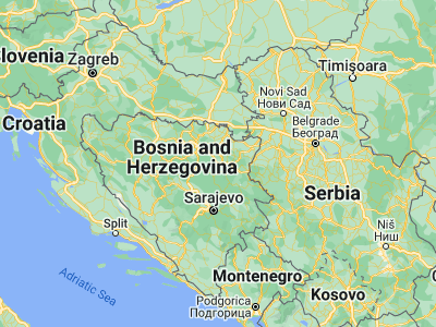 Map showing location of Puračić (44.54562, 18.47865)