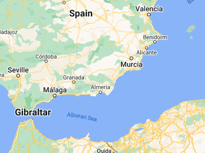 Map showing location of Purchena (37.34744, -2.3608)