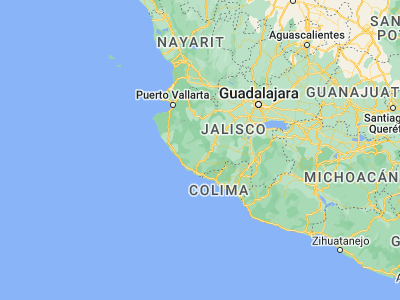 Map showing location of Purificación (19.71738, -104.60534)