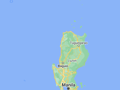 Map showing location of Puro Pinget (17.67967, 120.35883)