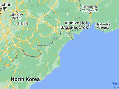 Map showing location of Puryŏng (42.06056, 129.71167)