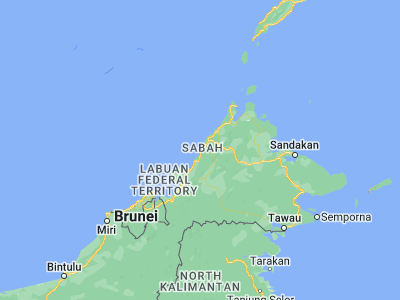 Map showing location of Putatan (5.9258, 116.06094)