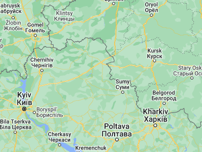 Map showing location of Putyvl’ (51.33745, 33.87066)