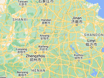 Map showing location of Puyang (35.70278, 115.00528)