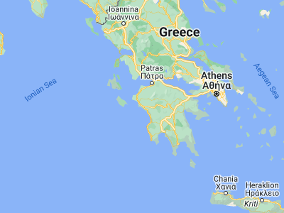 Map showing location of Pýrgos (37.67513, 21.44102)