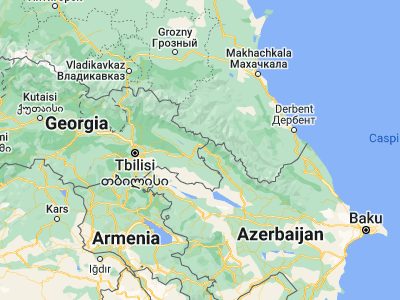 Map showing location of Qabaqçöl (41.72, 46.26472)