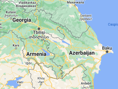 Map showing location of Qarayeri (40.78862, 46.30659)