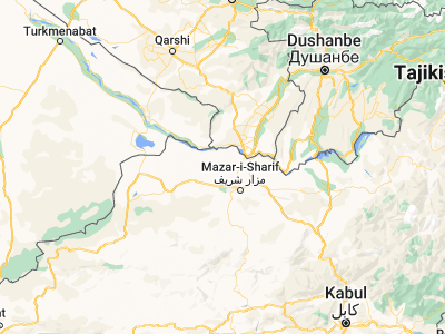 Map showing location of Qarchī Gak (37.03999, 66.78891)