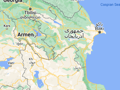 Map showing location of Qırmızı Bazar (39.67833, 46.94884)