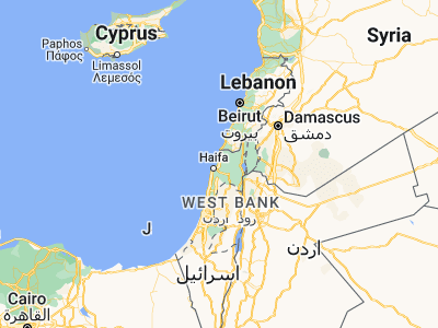 Map showing location of Qiryat Motzkin (32.83706, 35.0776)
