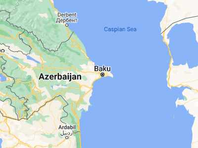 Map showing location of Qobu (40.40472, 49.71306)
