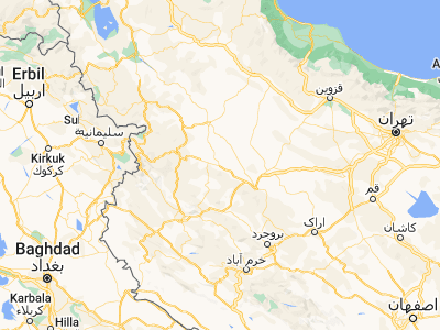 Map showing location of Qorveh (35.1664, 47.8045)