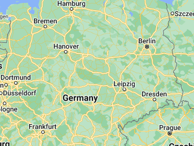 Map showing location of Quedlinburg (51.78843, 11.15006)