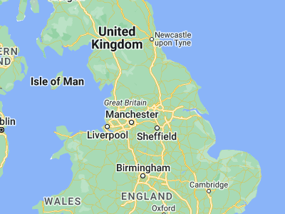 Map showing location of Queensbury (53.76667, -1.91667)