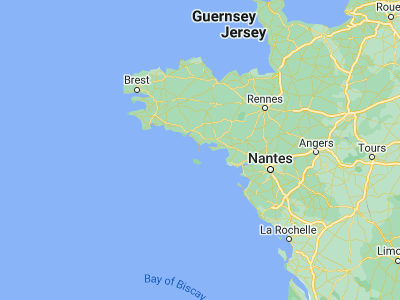 Map showing location of Quiberon (47.48412, -3.11962)