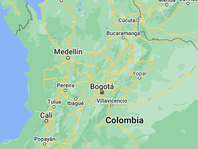 Map showing location of Quípama (5.5194, -74.17765)