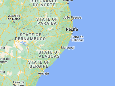 Map showing location of Quipapá (-8.82778, -36.01167)