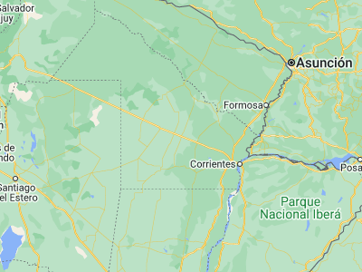 Map showing location of Quitilipi (-26.86913, -60.21683)