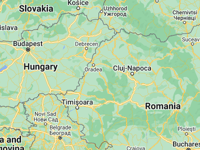Map showing location of Răbăgani (46.75, 22.23333)