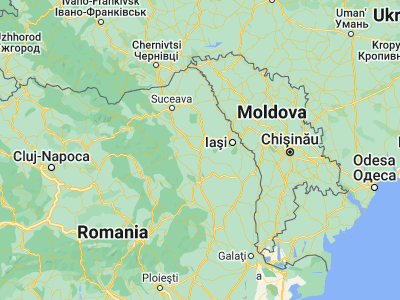 Map showing location of Răchiţeni (47.05, 26.9)