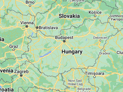 Map showing location of Ráckeresztúr (47.2736, 18.83343)