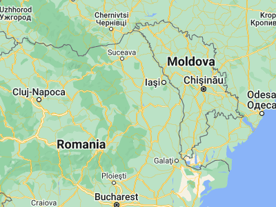Map showing location of Racova (46.7, 26.75)