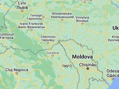 Map showing location of Rădăuţi (48.23333, 26.8)