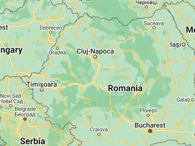 Map showing location of Rădeşti (46.26667, 23.71667)