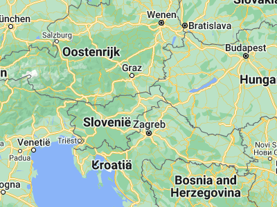 Map showing location of Radizel (46.47444, 15.65583)