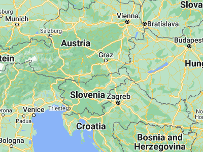 Map showing location of Radlje ob Dravi (46.61417, 15.22639)