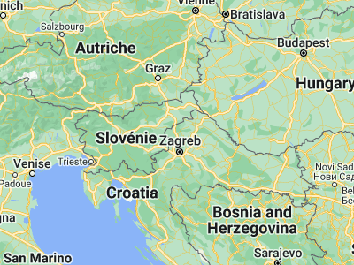 Map showing location of Radoboj (46.16639, 15.92361)