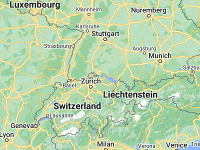 Map showing location of Radolfzell am Bodensee (47.74194, 8.97098)
