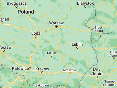 Map showing location of Radom (51.40253, 21.14714)