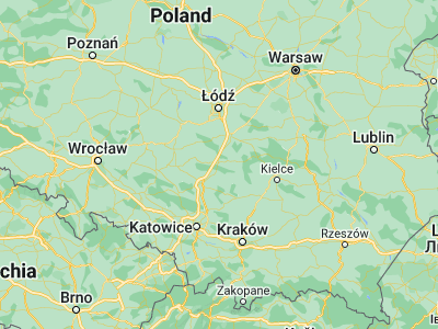 Map showing location of Radomsko (51.06713, 19.44477)