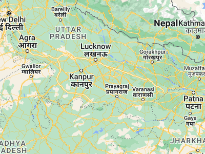 Map showing location of Rāe Bareli (26.2191, 81.24499)