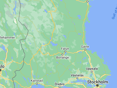 Map showing location of Rättvik (60.88632, 15.11787)