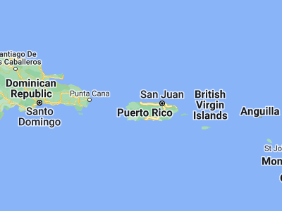 Map showing location of Rafael Gonzalez (18.42745, -66.78684)