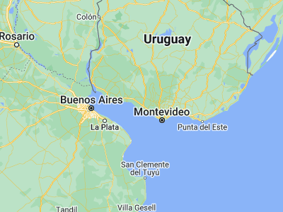 Map showing location of Rafael Perazza (-34.51972, -56.79889)