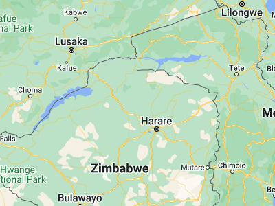 Map showing location of Raffingora (-17.03333, 30.43333)